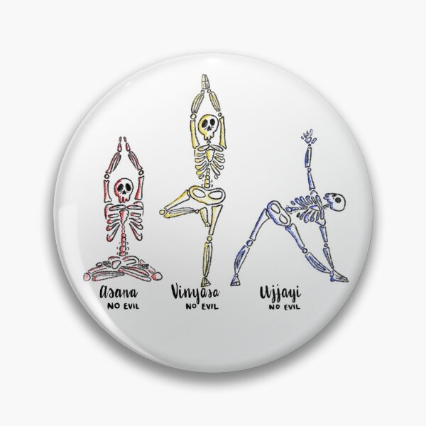 Item preview, Skeletons Doing Yoga designed and sold by Elisa-Pena.