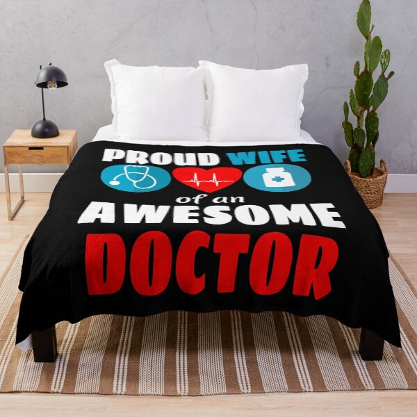 Item preview, Proud wife of an awesome doctor designed and sold by CraftsforKai.
