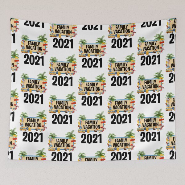 Item preview, Family Vacation 2021, I Want to Travel Again 2021 designed and sold by BitcoinBros.
