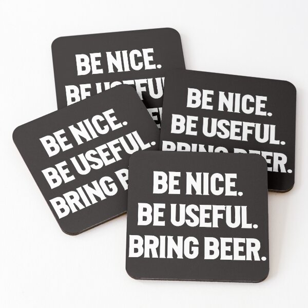 Item preview, Be Nice Be Useful bring beer shirt designed and sold by malek24.