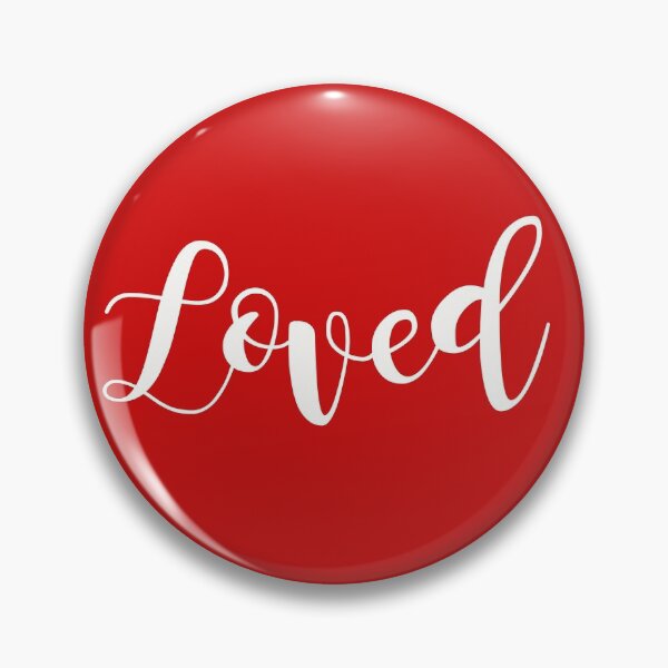 Item preview, Loved red designed and sold by MandVDesigns.