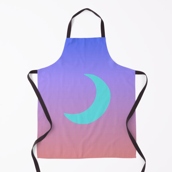 Item preview, Luna creciente azul en cielo degradado designed and sold by ShaunSandhu.