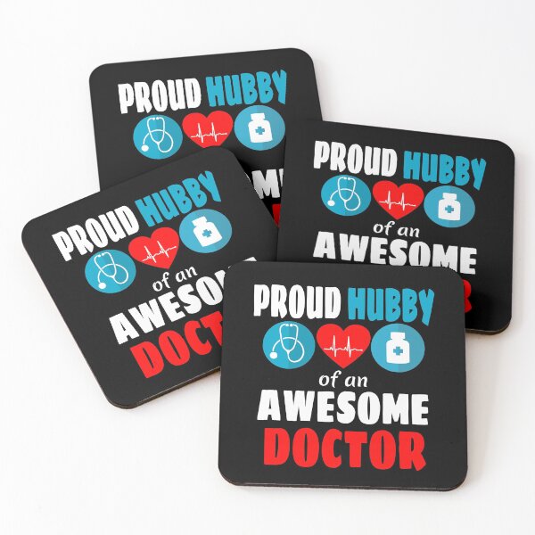 Item preview, Proud hubby of an awesome doctor designed and sold by CraftsforKai.