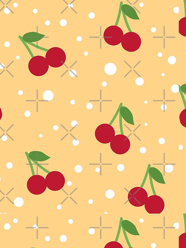 Thumbnail 3 of 3, Scarf, Red Berry Pattern designed and sold by RuchiWani.