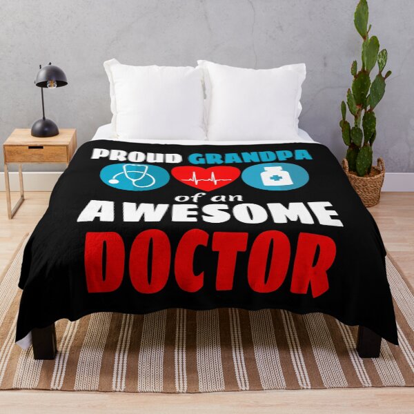 Item preview, Proud grandpa of an awesome doctor designed and sold by CraftsforKai.