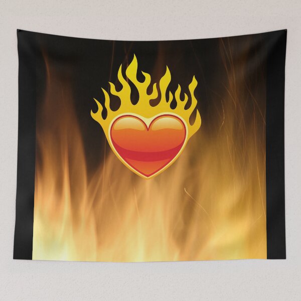 Item preview, Burning Heart designed and sold by Rritu.