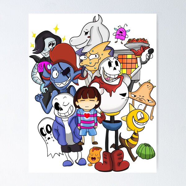 sans Undertale Art Board Print for Sale by onlydrawning