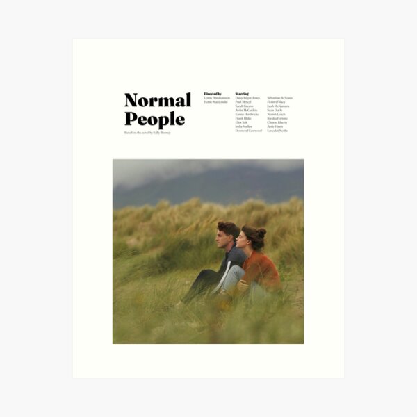 Normal People Minimal Design Art Print