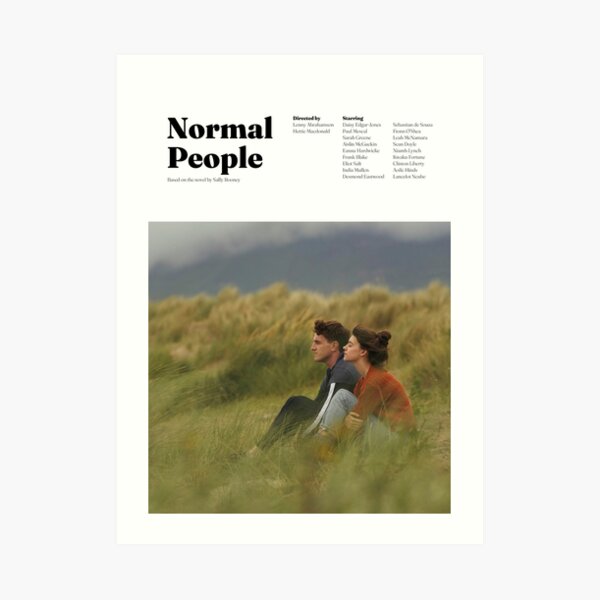Diseño minimalista de personas normales Lámina artística