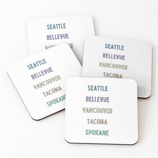Item preview, Washington State Cities designed and sold by sbenadetta13.