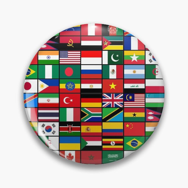 Item preview, Worlds Flags Pattern, Various Flags of The World, Geography Lovers  designed and sold by levsal.
