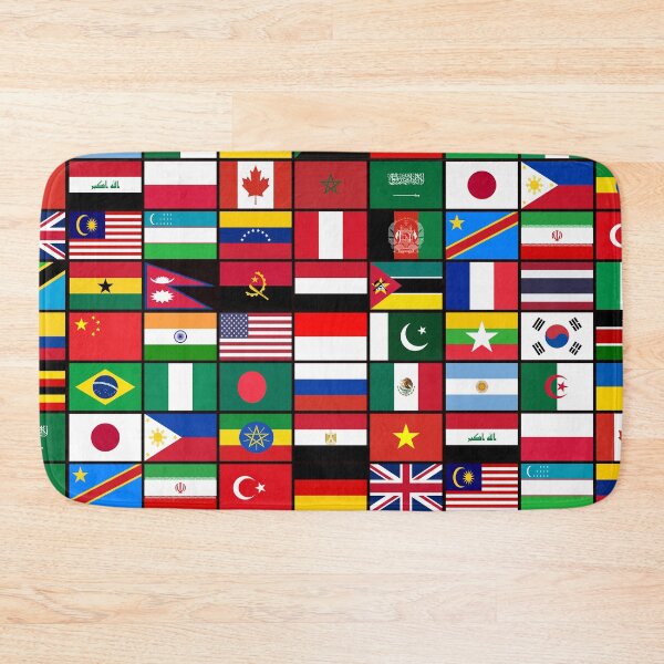 Item preview, Worlds Flags Pattern, Various Flags of The World, Geography Lovers  designed and sold by levsal.