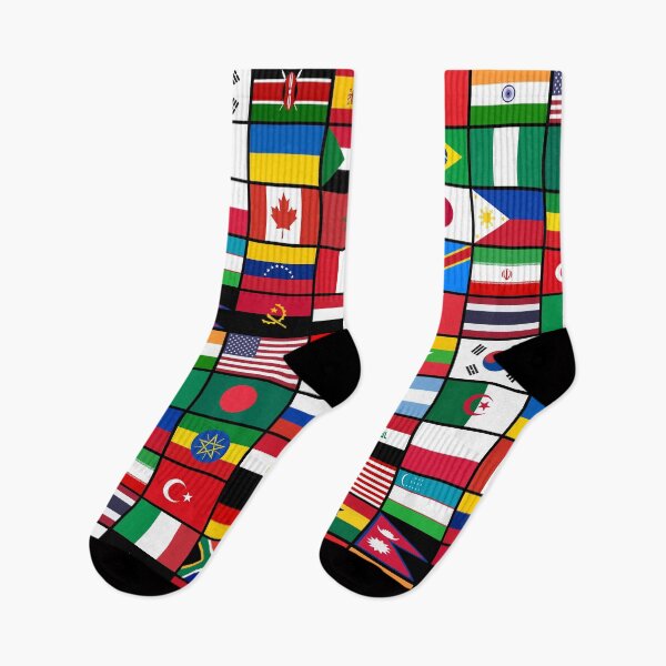 Item preview, Worlds Flags Pattern, Various Flags of The World, Geography Lovers  designed and sold by levsal.
