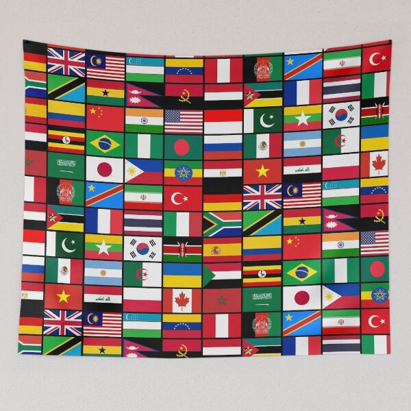 Item preview, Worlds Flags Pattern, Various Flags of The World, Geography Lovers  designed and sold by levsal.