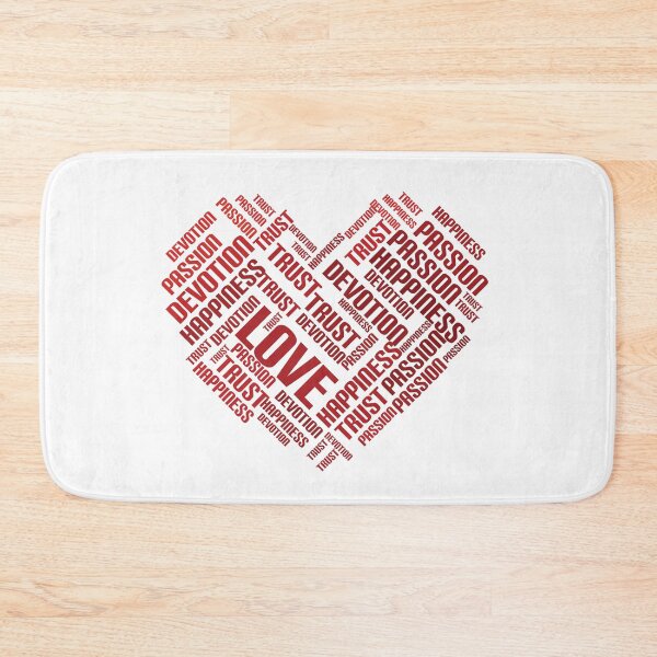 Item preview, Valentine Heart Love Words designed and sold by RoguePixel.
