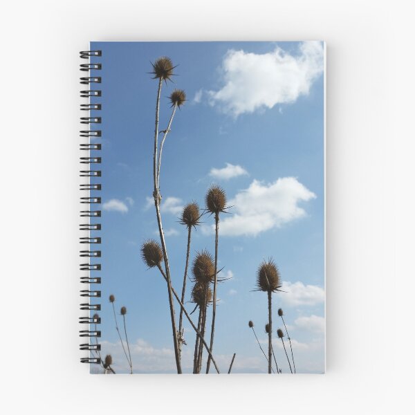 Item preview, thistles, village and blue sky designed and sold by feiermar.