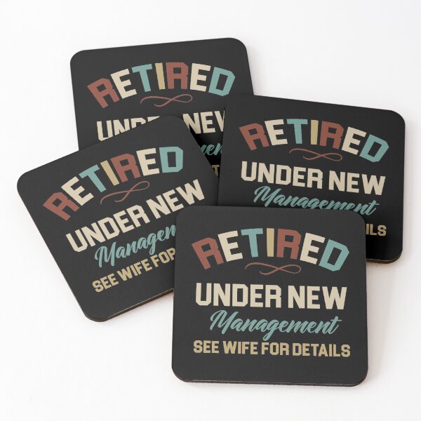 Item preview, FUNNY RETIRED UNDER NEW MANAGEMENT SEE WIFE FOR DETAILS  designed and sold by hasanmasud.