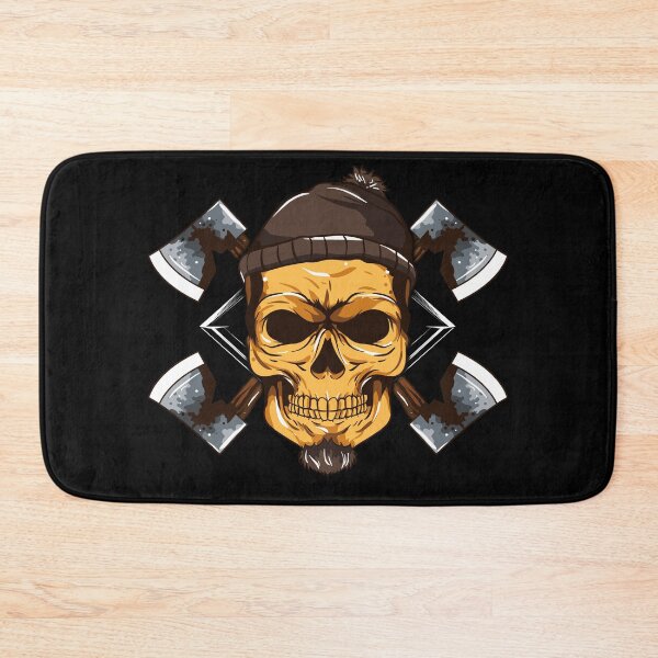 Item preview, Skull Axe Throwing Art designed and sold by EverythingKawai.