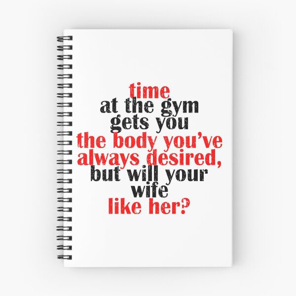Item preview, Time at the gym gets you the body you've always desired, but will your wife like her? designed and sold by Sticker Up.