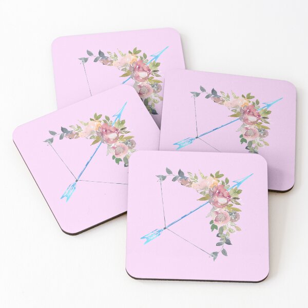 Item preview, A Beautiful Bow and Arrow Watercolor Floral Design designed and sold by StickerArtwork.
