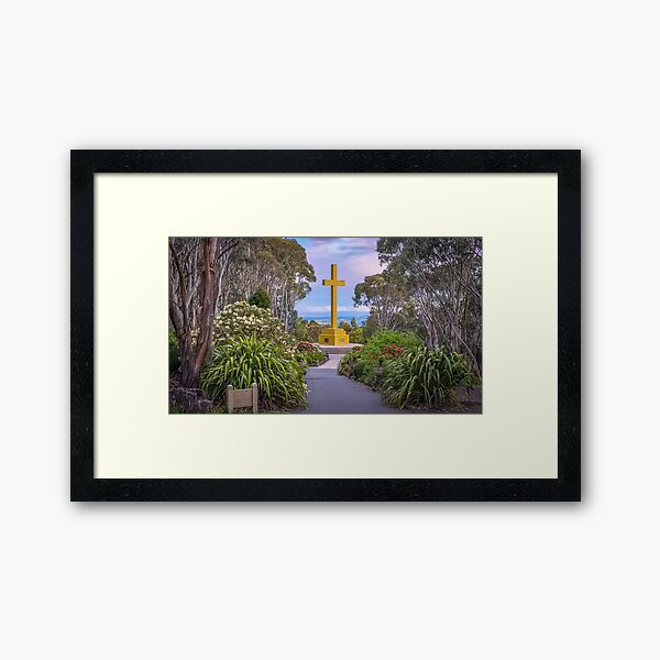 Item preview, The Memorial Cross and the Snow Gums on Mount Macedon designed and sold by Steven Jodoin.
