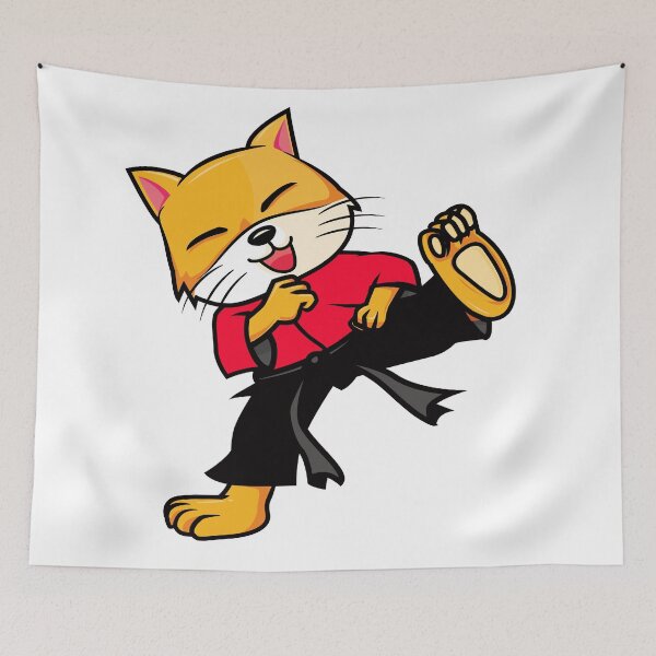 Item preview, Karate Cat designed and sold by HeavenDesign99.