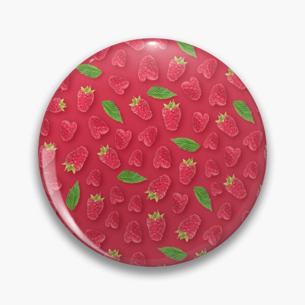 Item preview, Raspberry natural berries pattern designed and sold by Endless Drive FM.
