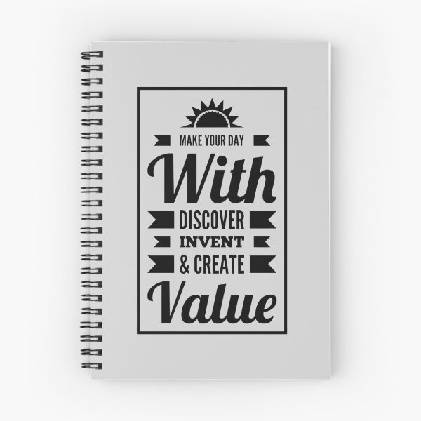 Item preview, Make your day with discover invent and create value - Cool Sticker designed and sold by joejiing.