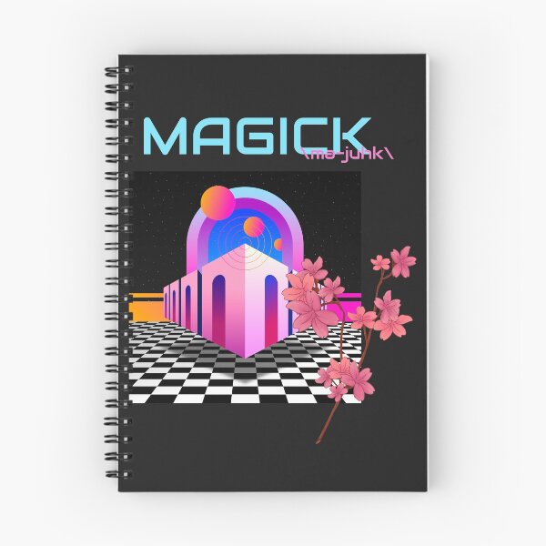 Item preview, Glitch Vaporwave Chaos Magick Aesthetic 8 (black shirt) designed and sold by fifty-bucks.