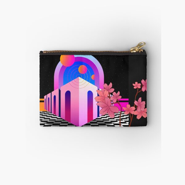 Item preview, Glitch Vaporwave Chaos Magick Aesthetic 8 (black shirt) designed and sold by fifty-bucks.