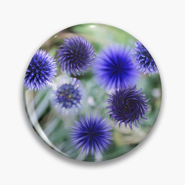 Item preview, Globe Thistle Pinwheels  designed and sold by Alisonchambers2.
