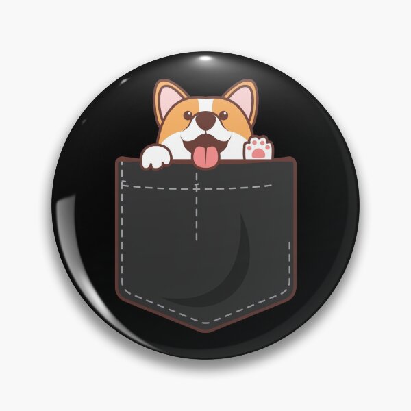 Item preview, Corgi in Pocket Funny Corgi Lover Gift designed and sold by xtocky.