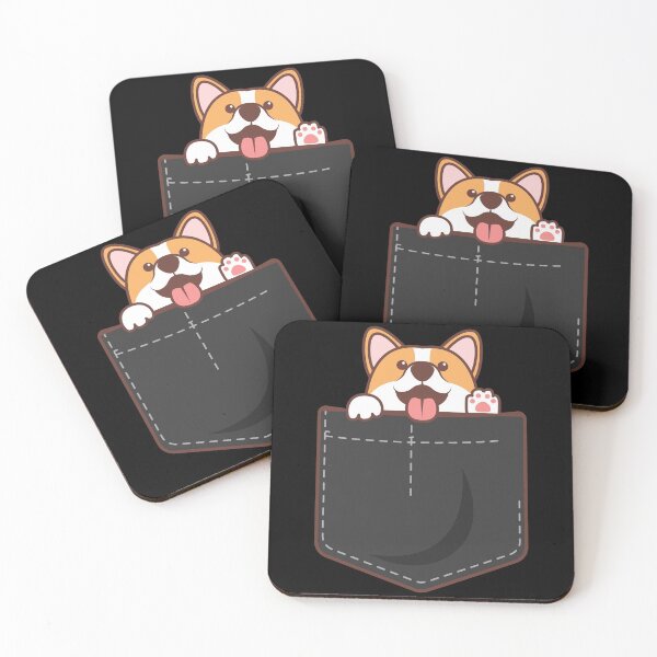 Item preview, Corgi in Pocket Funny Corgi Lover Gift designed and sold by xtocky.