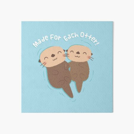 Cute Otter I love you card my significant otter