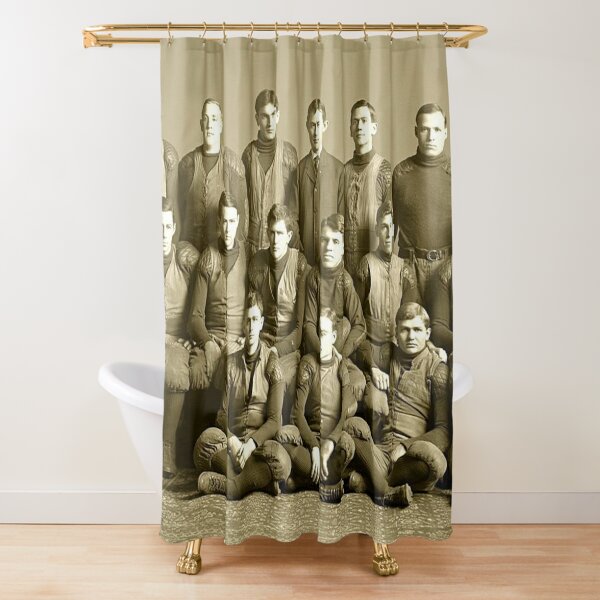 The 1905 Michigan football team. Won every game that year- except one Shower Curtain