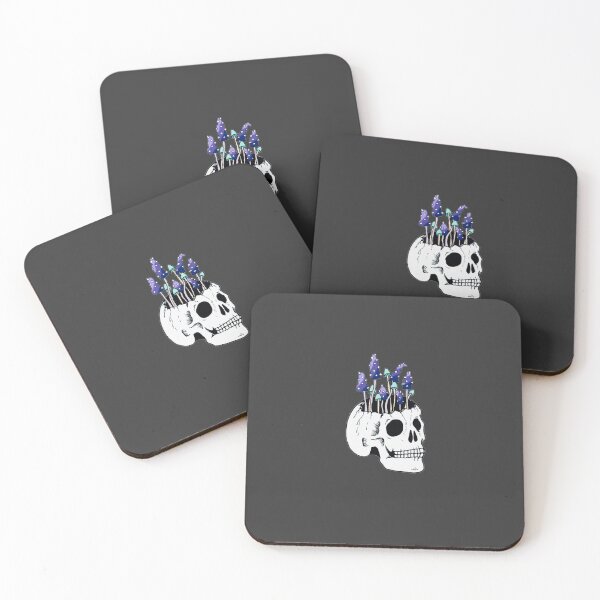Item preview, mushroom skull 1 designed and sold by Grace Pinkstone.