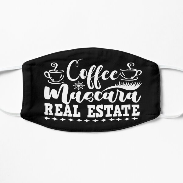 Download Coffee And Mascara Face Masks Redbubble