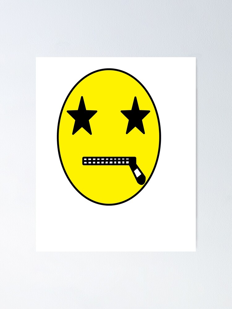 "I am impressed but mouth is locked emoji" Poster for Sale by