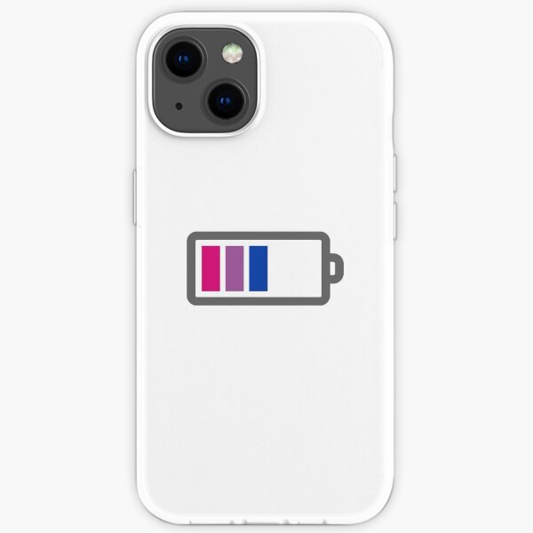 Bisexual Pride Flag Battery Bars iPhone Soft Case