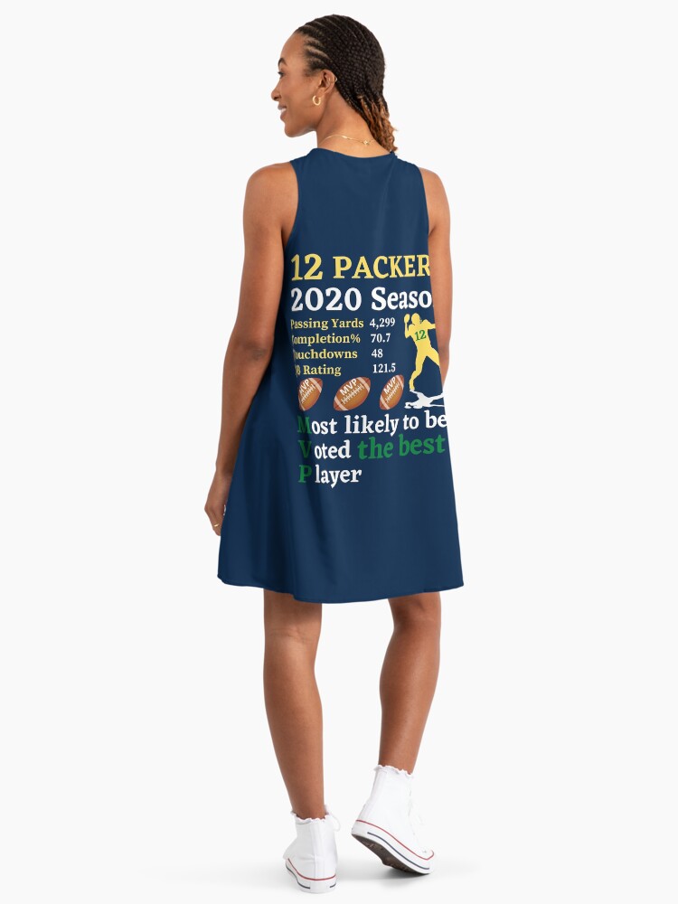 Packers Football MVP 12" A-Line Dress for Sale by WoodburyLake | Redbubble