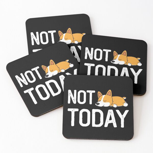 Item preview, Not Today Lazy Funny Corgi Lover Astronaut Gift designed and sold by xtocky.