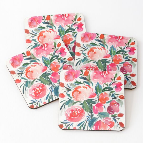 Item preview, festive peonies designed and sold by kosarandrea.