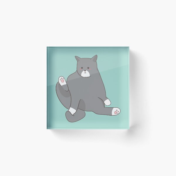 Item preview, Cutie fat tuxedo cat designed and sold by CricketDoodles.