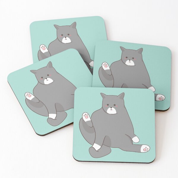 Item preview, Cutie fat tuxedo cat designed and sold by CricketDoodles.