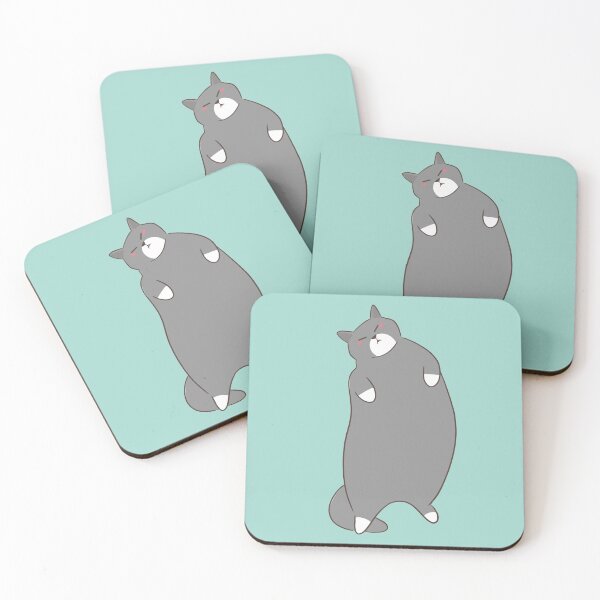Item preview, Sleeping Cute fat tuxedo cat designed and sold by CricketDoodles.