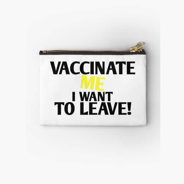 Item preview, Vaccinate! black yellow, vaccinate me I want to go! designed and sold by vibeno1.