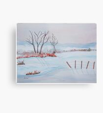 Winter scene Metal Print