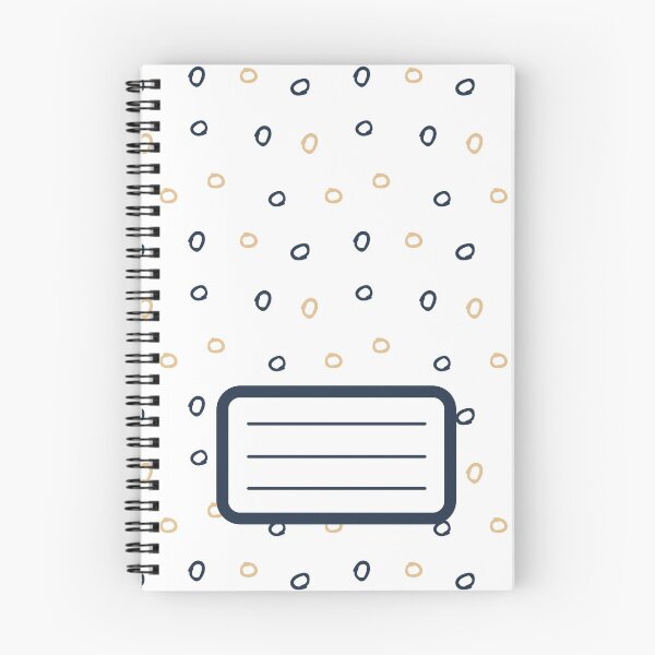 Item preview, Hand Drawn Round Pattern Spiral Book with Name Slip (Hand Drawn Round Pattern Spiral Notebook with Name Slip) designed and sold by Mushrankhan.