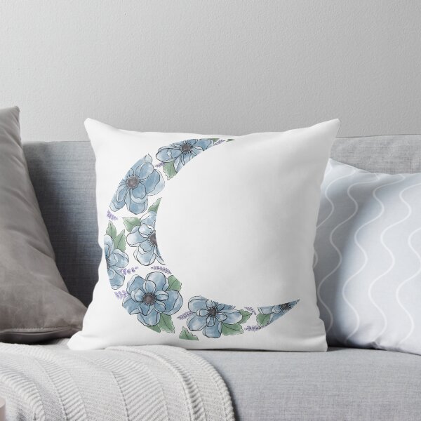 Item preview, Floral Crescent Moon (Clear Background) designed and sold by rc-art.