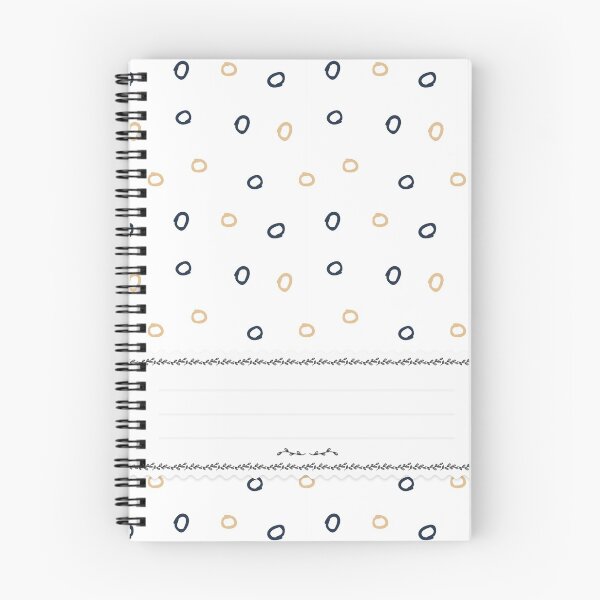 Item preview, Hand Drawn Round Pattern Spiral Book with Name Slip (Hand Drawn Round Pattern Spiral Notebook with Name Slip) designed and sold by Mushrankhan.